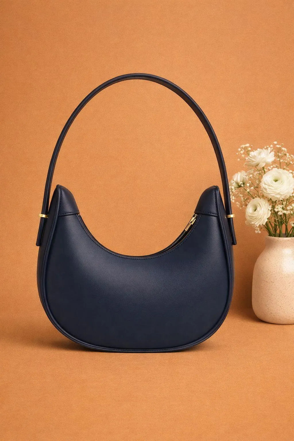 Girl's Leather Plain Shoulder Bag