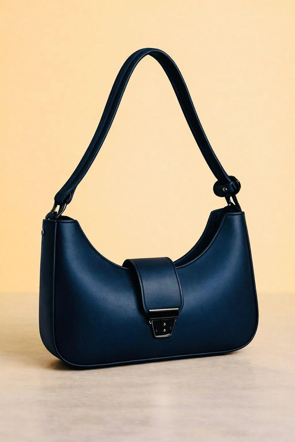 Girl's Leather Plain Shoulder Bag