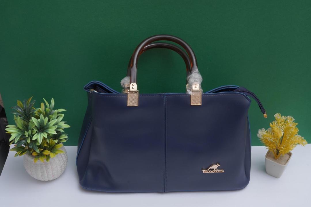 Girl's Leather Plain Shoulder Bag