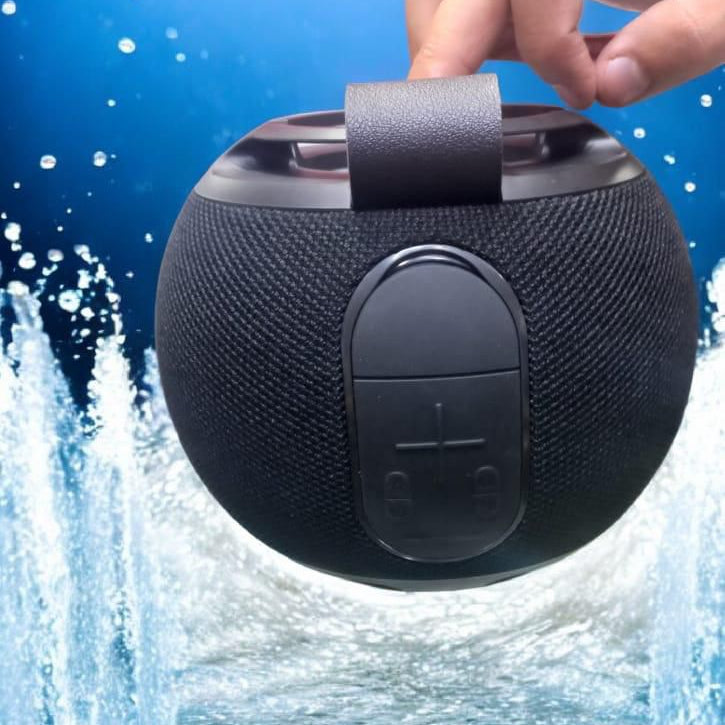 K Board Bluetooth Rechargeable Waterproof Speaker With LED Light Floating Design Powerful Bass And Clear Audio