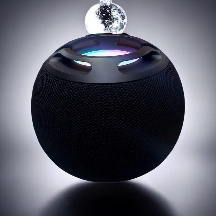 K Board Bluetooth Rechargeable Waterproof Speaker With LED Light Floating Design Powerful Bass And Clear Audio