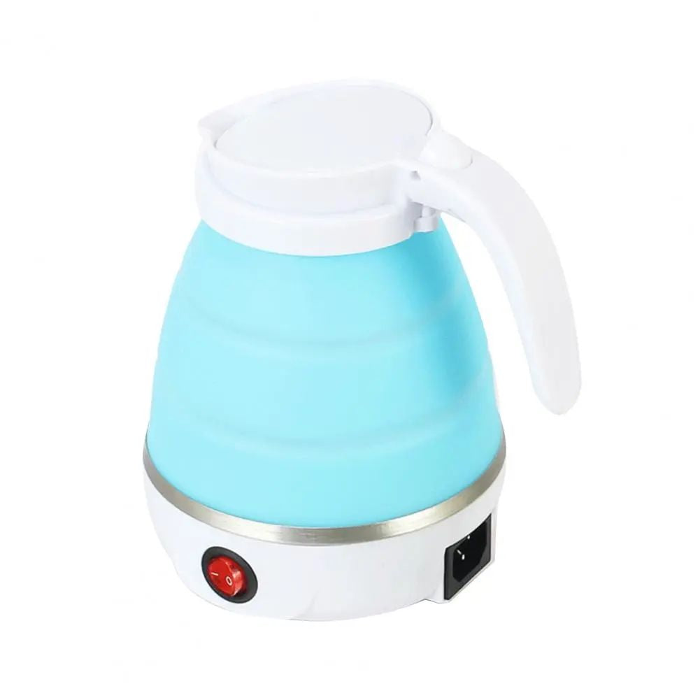 Foldable Kettle Coffee Pot Tea Kettle 1L Electric Space-saving ABS Camping Home Travel Outdoor Heating Hot Water Cup