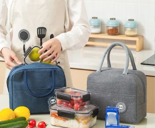 Portable Thermal Insulated Lunch Bag Insulated Lunch Bag Portable Thermal Insulation Bag Reusable Bento Lunch Box